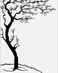 Пескоструйный рисунок Дерево 465